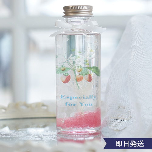 Bellevie Fleur（ベルビーフルール）のハーバリウム　ワイルドストロベリー