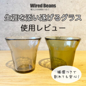 Wired Beans（ワイヤードビーンズ）の「生涯を添い遂げるグラス」使用レビュー