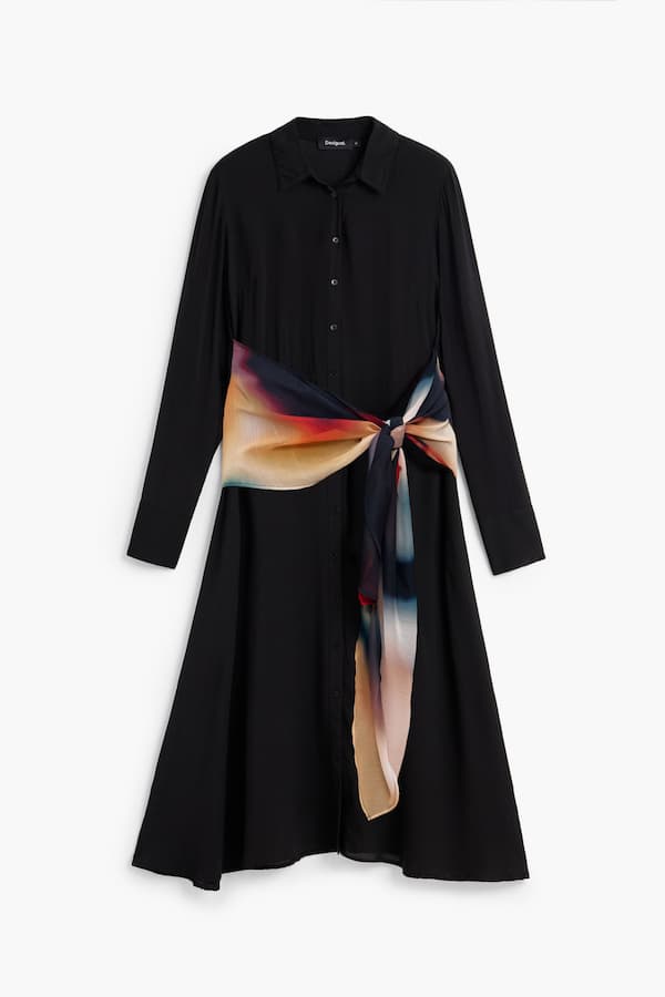 Desigual.（デシグアル）のミディ丈シャツワンピース