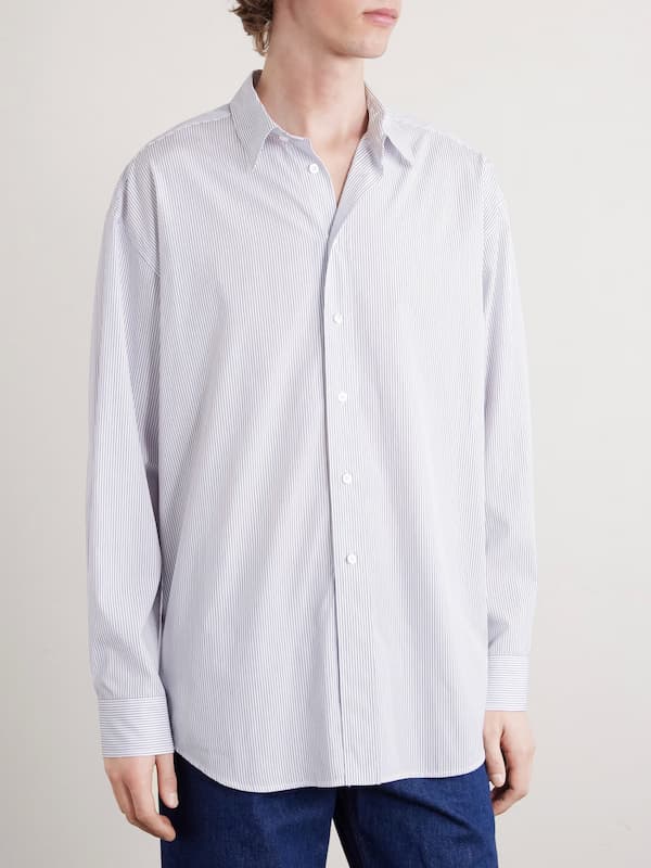 MR PORTER（ミスターポーター）のTHE ROW ミラー ストライプ コットンポプリン シャツ