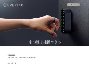 EVERING（エブリング）の公式通販サイト画像