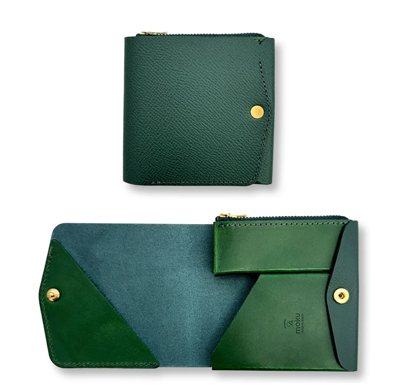 小さく薄い財布Saku ver.3 Noblessa/green