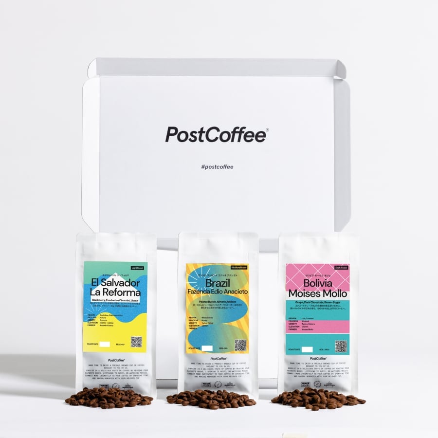 PostCoffee バリスタおすすめスペシャルティコーヒー3種セット