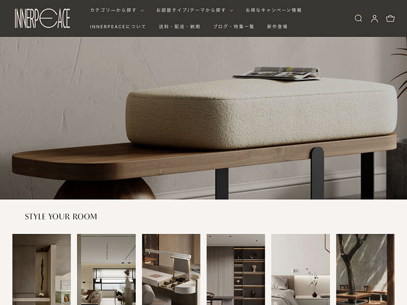 INNERPEACE（インナーピース）の公式通販サイトの画像