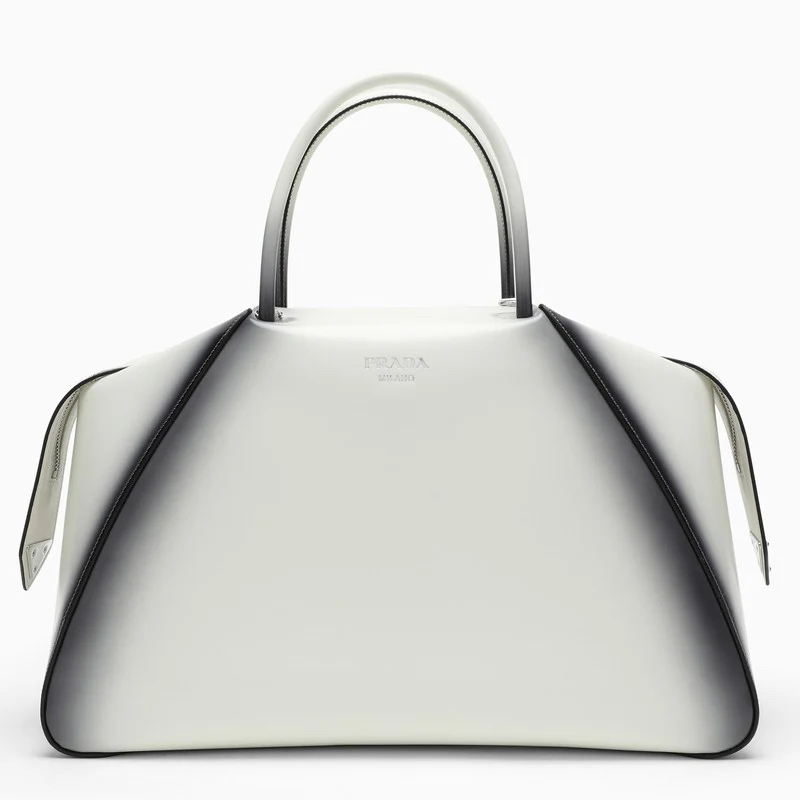 Stok（ストック）のPRADA WHITE-COLOURED SUPERNOVA LARGE HANDBAG