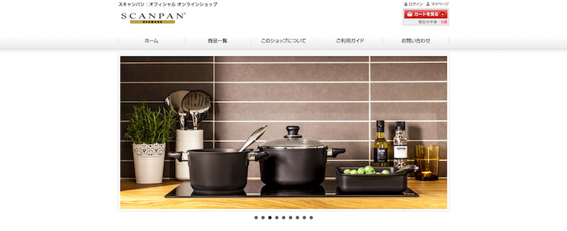 SCANPAN（スキャンパン）の公式通販サイトの画像