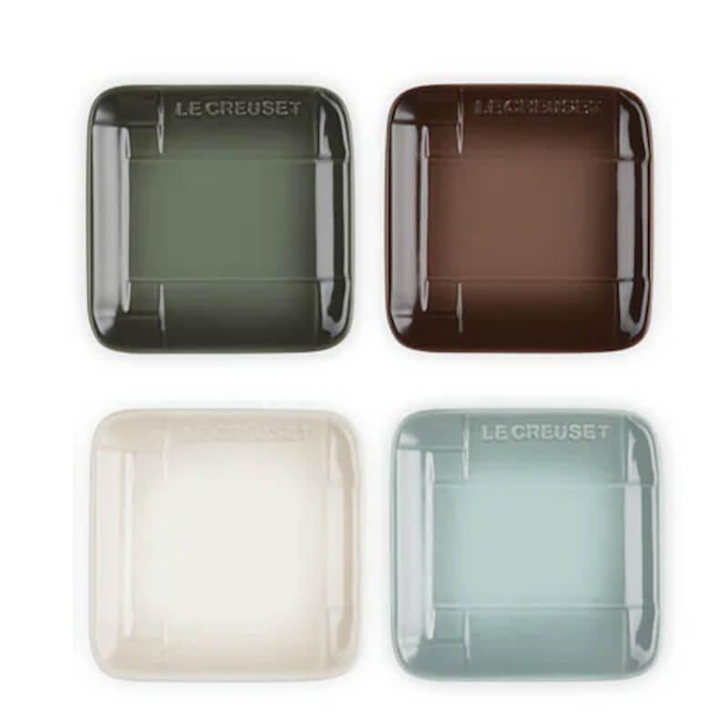 LE CREUSET（ル クルーゼ）メッシュ・スクエア ミニプレート 10cm