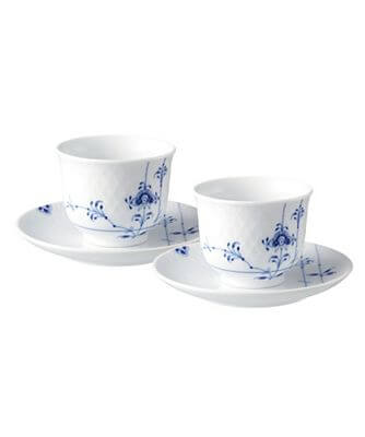 ROYAL COPENHAGEN（ロイヤル コペンハーゲン）ブルーパルメッテ ペアティーセット