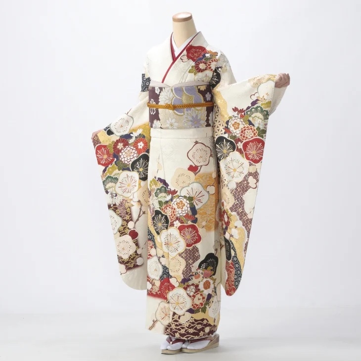 京都きもの友禅（きょうときものゆうぜん）の振袖 購入 フルセット Mサイズ
