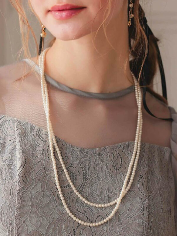 パールロングネックレス