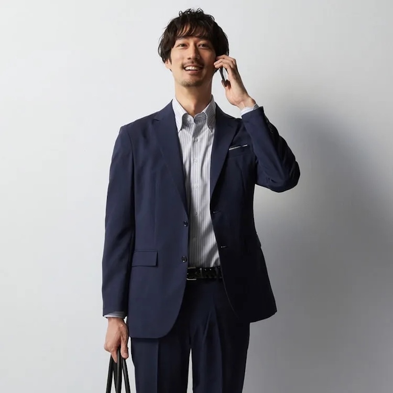 スマート ビズ セットアップ ジャケット 千鳥