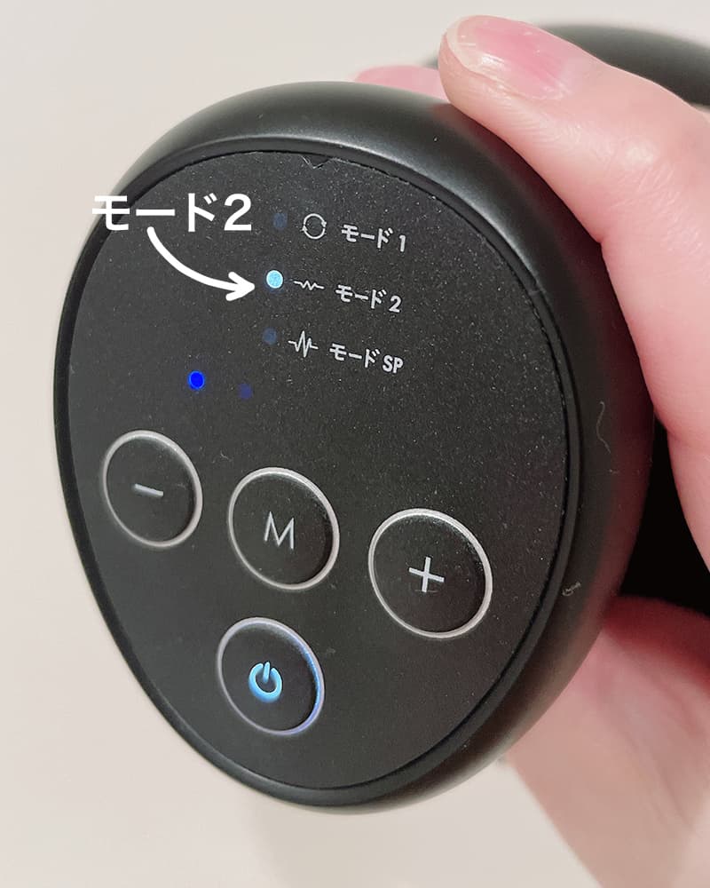 NIPLUX EMS ヘッドスパ プレミアムのモード2