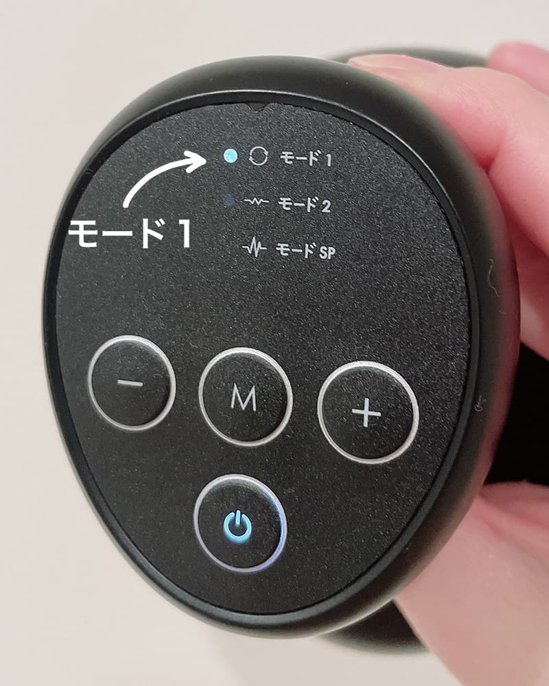 NIPLUX EMS ヘッドスパ プレミアムのモード