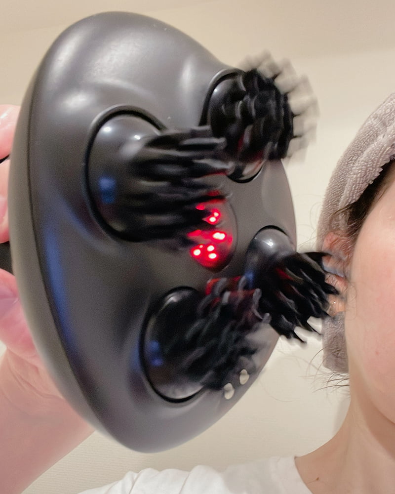 NIPLUX EMS ヘッドスパ プレミアムのLEDモード