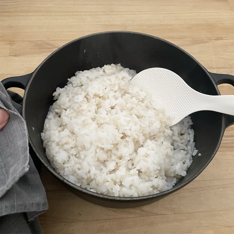 ル・クルーゼ米を炊く