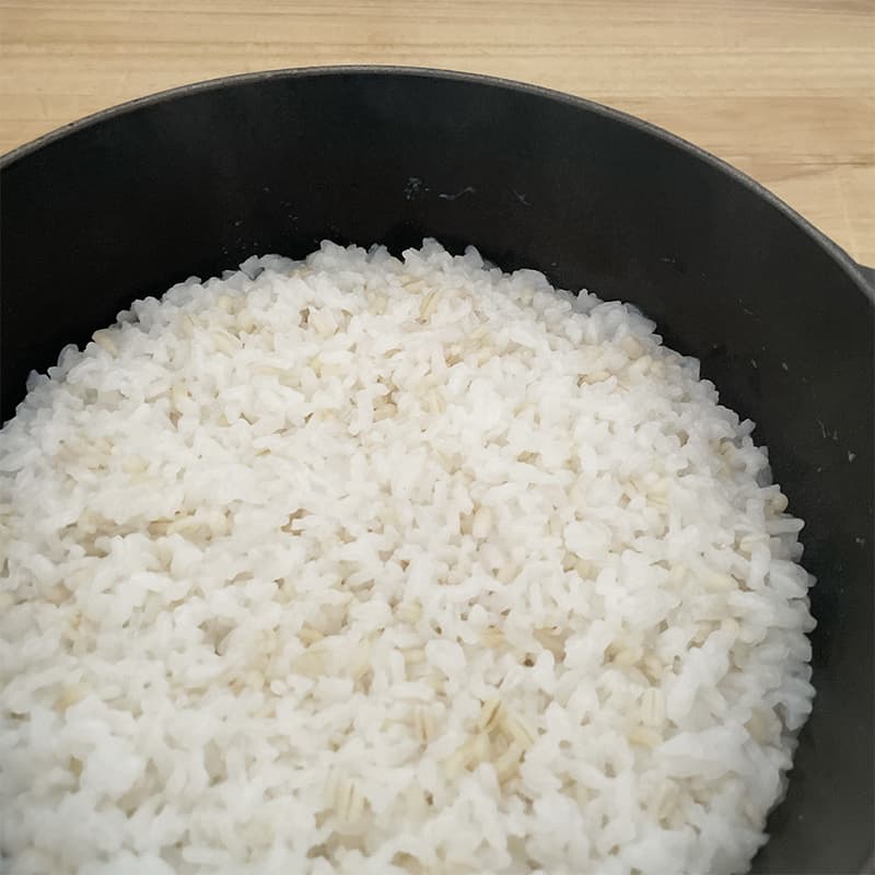 ル・クルーゼ米を炊く