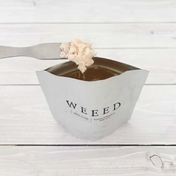 WEEEDブリススクラブを開ける