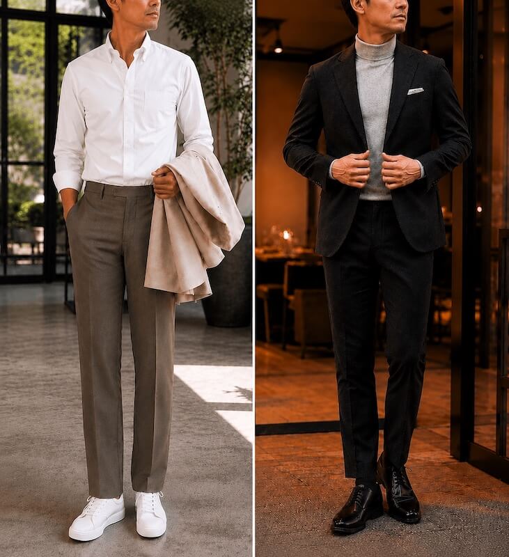 30代男性が街コンで気になる服装の疑問
